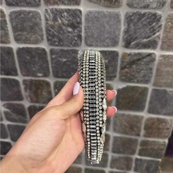 Empress Headband in Black & Crystal - Picture 3 of 5